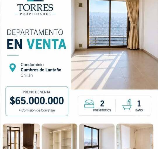 ¡OPORTUNIDAD! DEPARTAMENTO EN VENTA EN CHILLAN 65.000.000 7