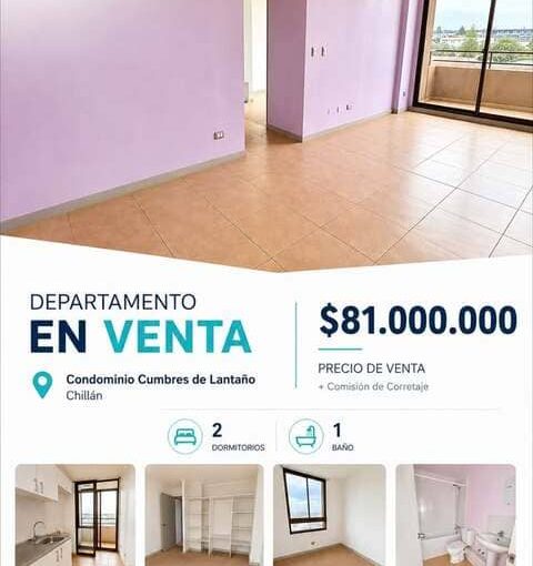 Departamento en Venta – Condominio Cumbres de Lantaño, Parque Lantaño, Chillán $81.000.000 5